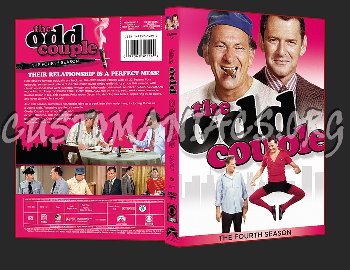 The Odd Couple Season 4 dvd cover