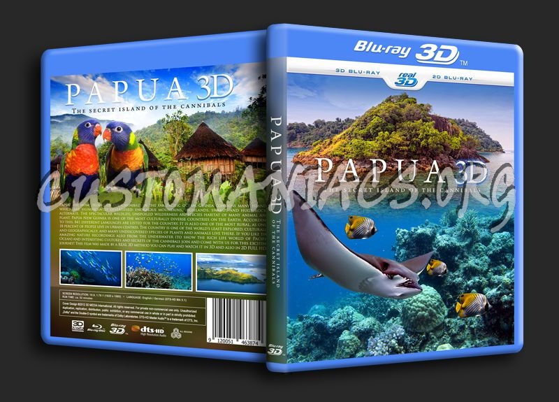 Papua 3D blu-ray cover