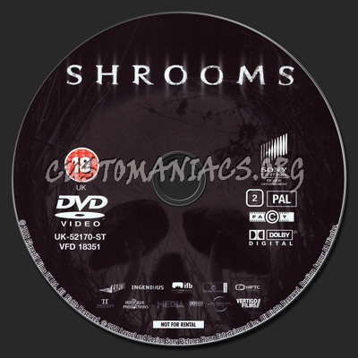 Shrooms dvd label