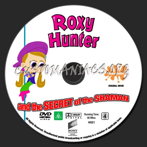 Roxy Hunter And The Secret Of The Shaman dvd label