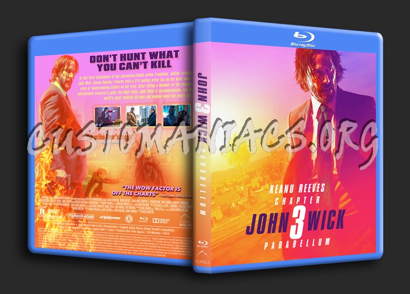 John Wick Chapter 3 - Parabellum dvd cover