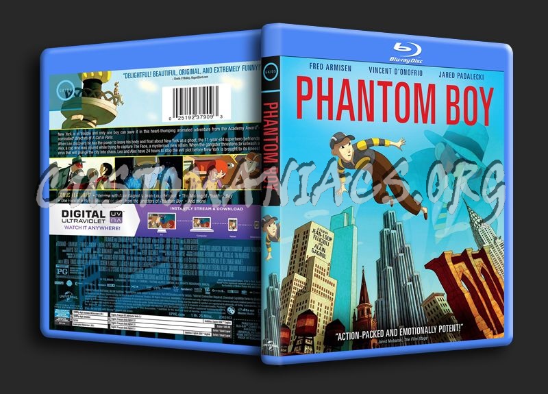 Phantom Boy blu-ray cover
