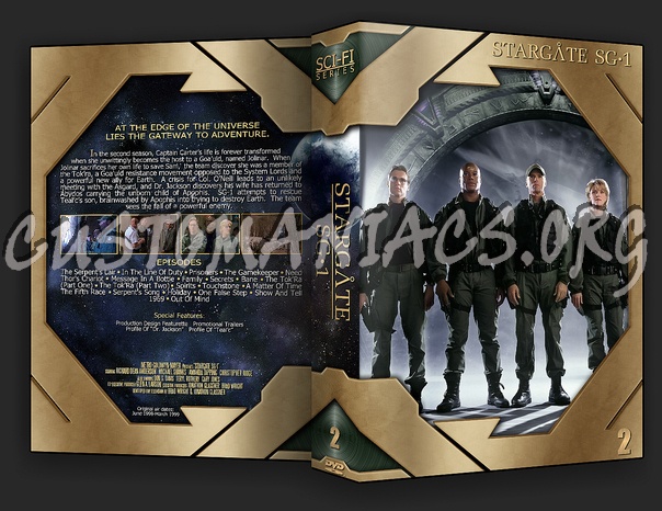 stargate season 2 dvd cover