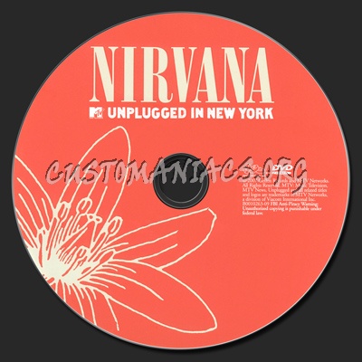 Nirvana - Unplugged in New York dvd label