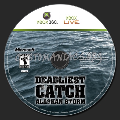 Deadliest Catch dvd label
