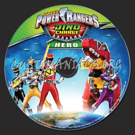 Power Rangers Dono Charge Hero dvd label