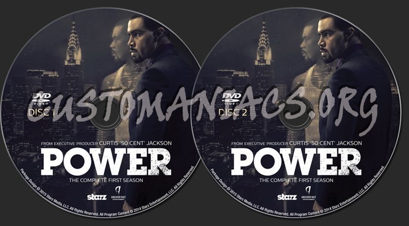 Power Season 1 dvd label