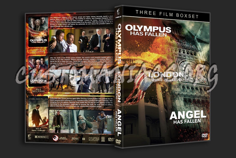 OlympusLondonAngel has Fallen Triple Feature dvd cover