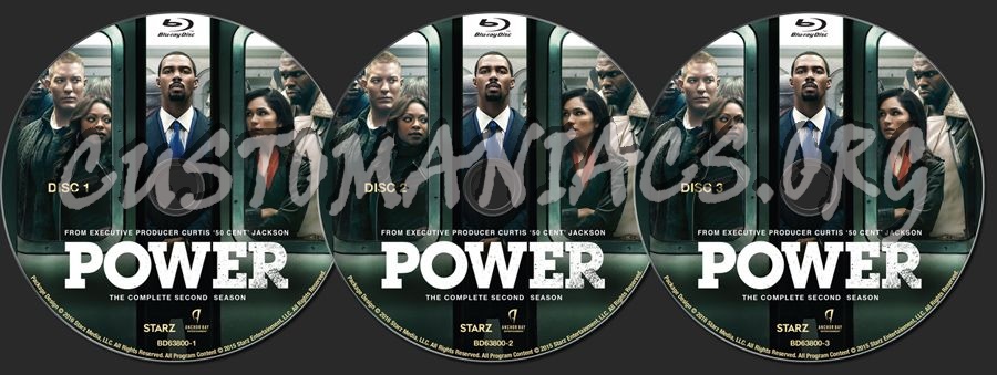 Power Season 2 blu-ray label