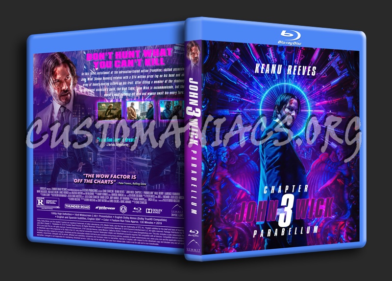 John Wick Chapter 3 - Parabellum dvd cover