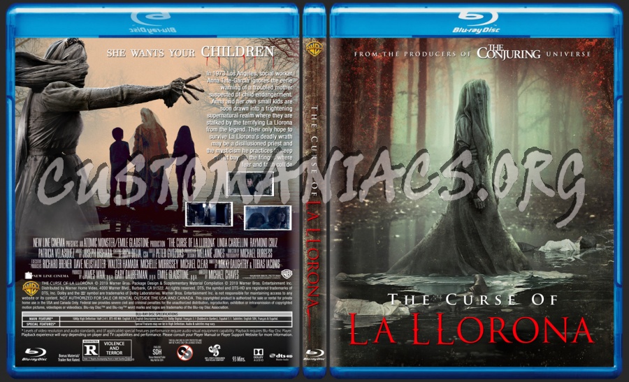 The Curse Of La Llorona blu-ray cover