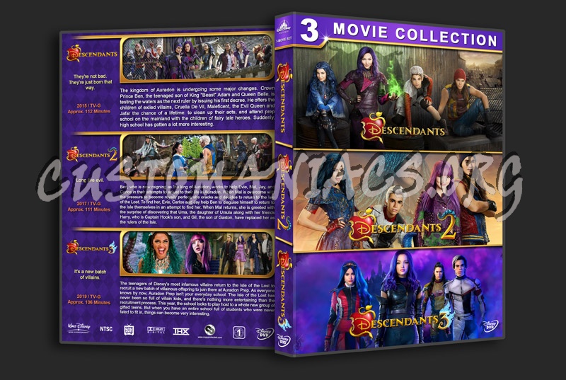 Descendants Triple Feature dvd cover