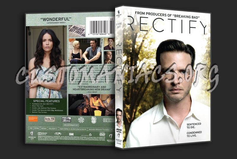 Rectify Season 1 dvd cover