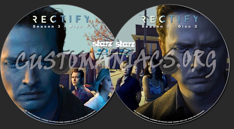 Rectify Season 3 blu-ray label