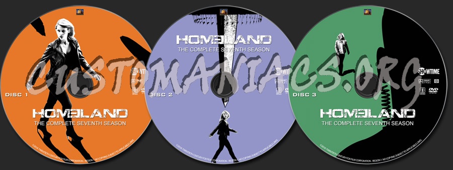 Homeland - Season 7 dvd label