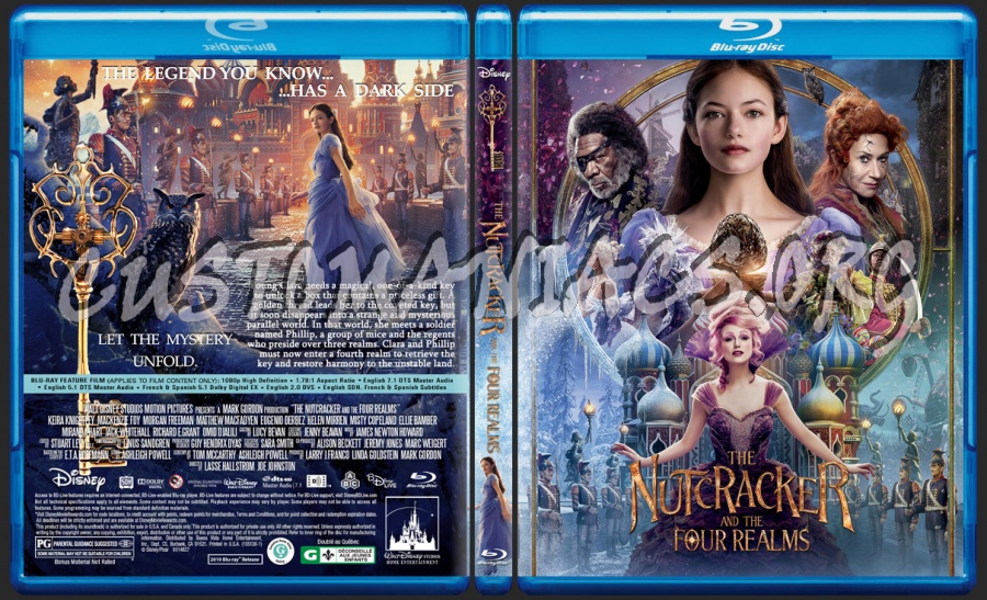 The Nutcracker And The Four Realms blu-ray cover