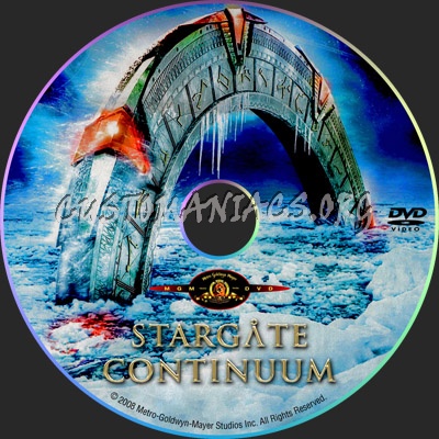 Stargate Continuum dvd label