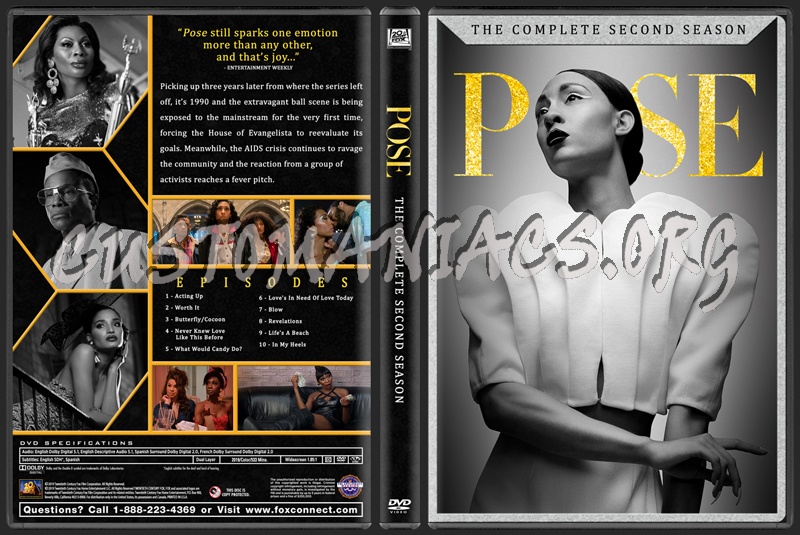 Pose - Season 2 (2019) dvd cover