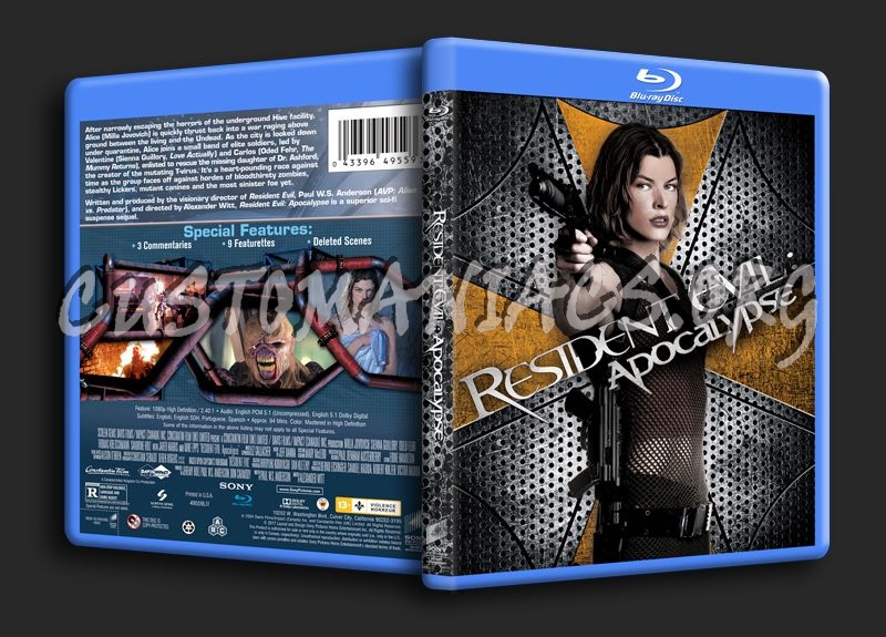 Resident Evil Apocalypse blu-ray cover