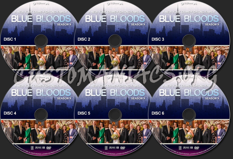 Blue Bloods - Season 9 dvd label