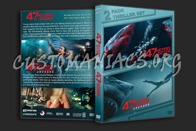 47 Meters Down Double Feature dvd cover