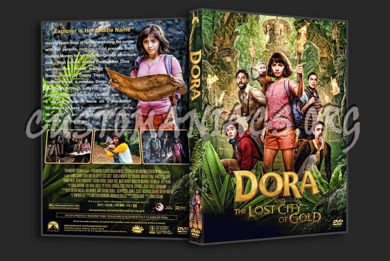 Dora and the Lost City of Gold dvd cover