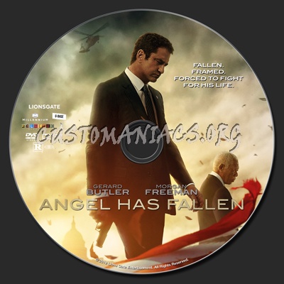 Angel Has Fallen dvd label