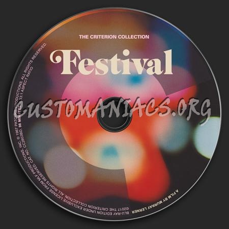 892 - Festival dvd label