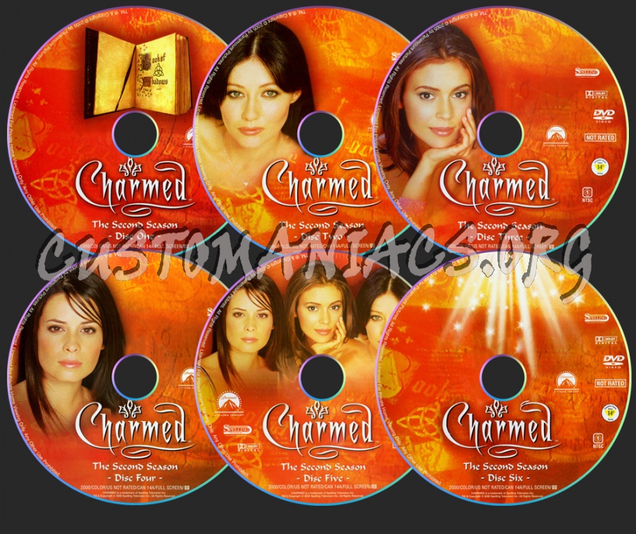 Charmed Season 2 dvd label