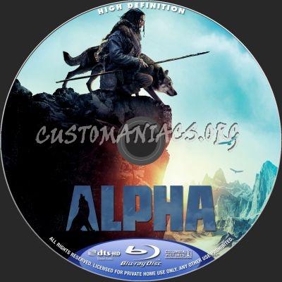 Alpha blu-ray label