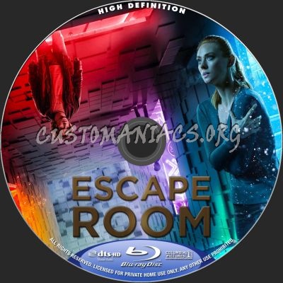 Escape Room blu-ray label