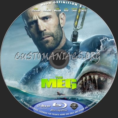 The Meg blu-ray label