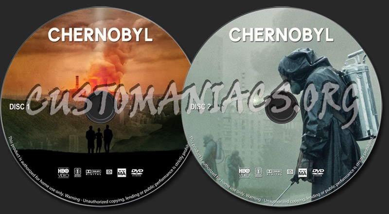 Chernobyl dvd label