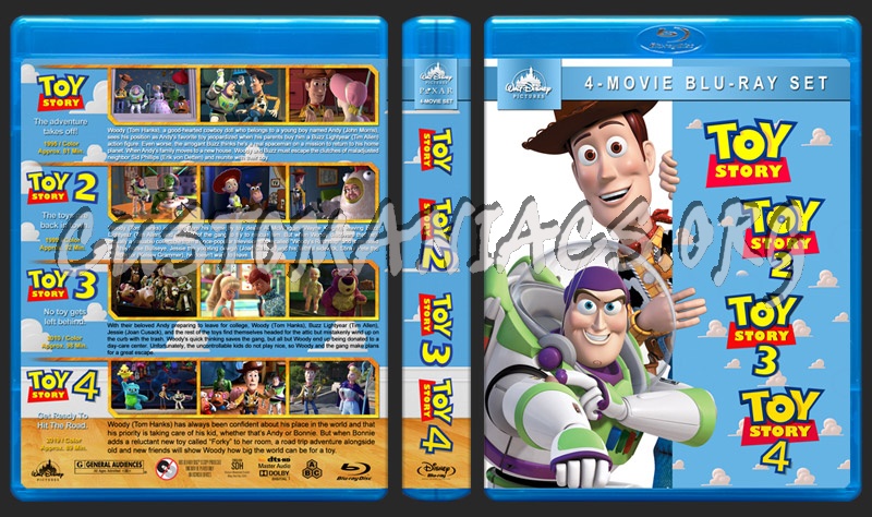 Toy Story Collection blu-ray cover - DVD Covers & Labels by ...