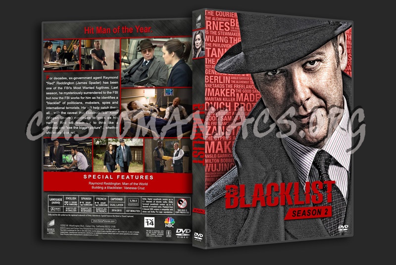 The Blacklist - Seasons 1-6 dvd cover