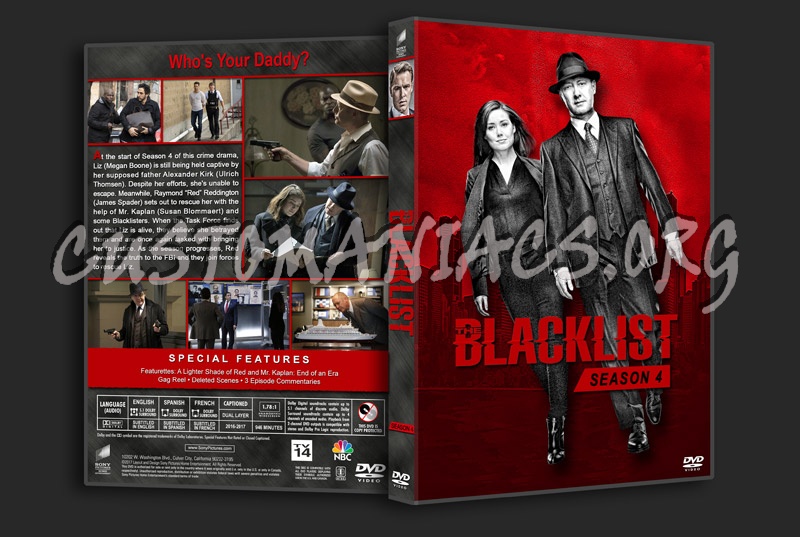 The Blacklist - Seasons 1-6 dvd cover