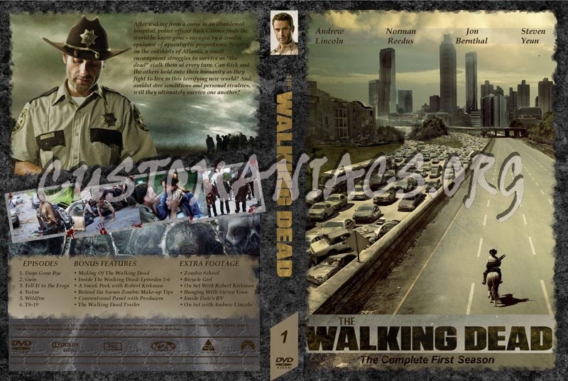 The Walking Dead 1-8 + Webisodes dvd cover