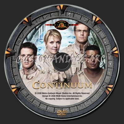 Stargate Continuum dvd label