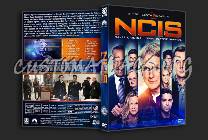 NCIS - Season 16 dvd cover