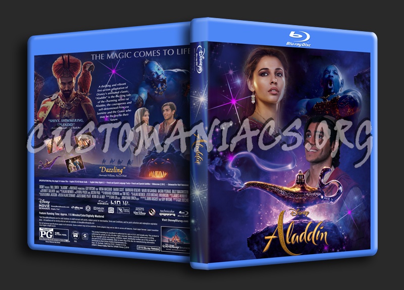 Aladdin 2019 dvd cover