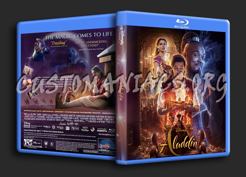 Aladdin 2019 dvd cover