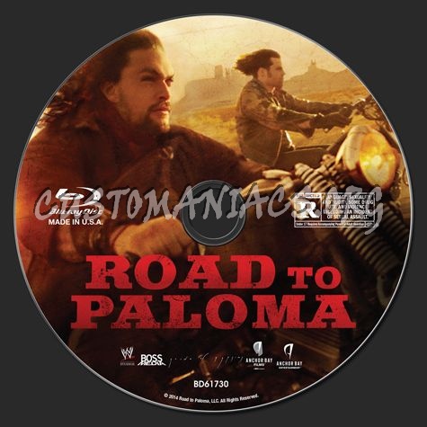 Road to Paloma blu-ray label