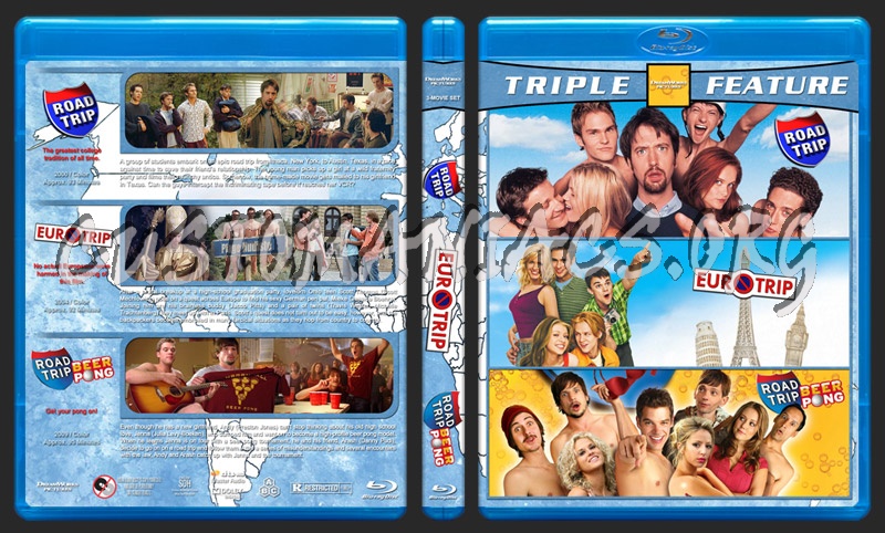 Road Trip Triple Feature blu-ray cover