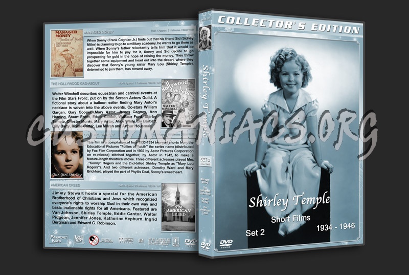 Shirley Temple: Short Films - Set 2 (1934-1946) dvd cover