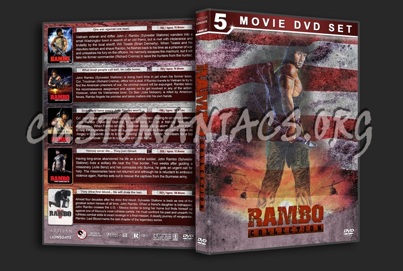 Rambo Collection (5) dvd cover