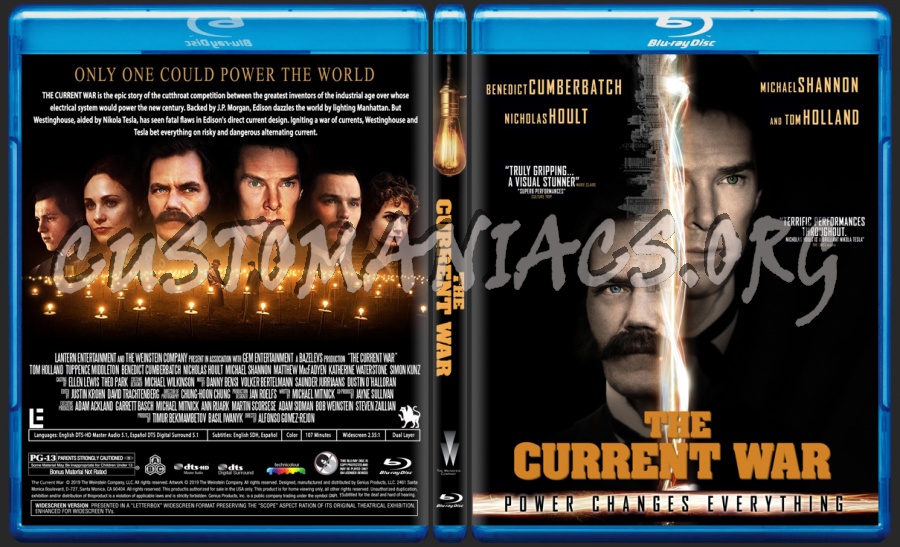 The Current War blu-ray cover