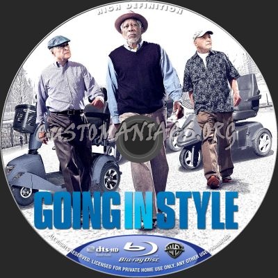 Going In Style blu-ray label