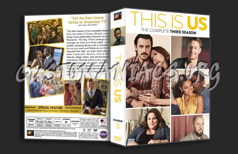 This is Us - Season 3 dvd cover