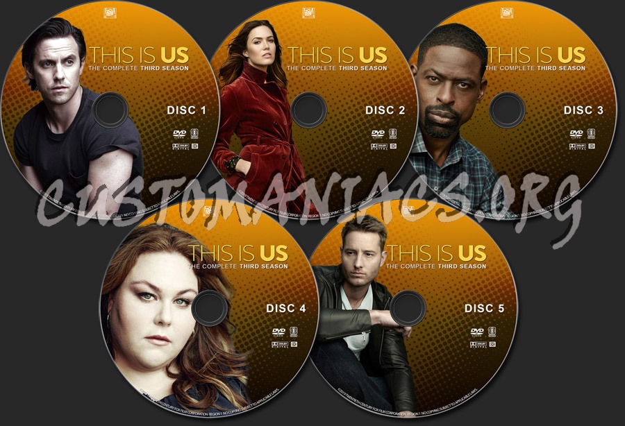 This is Us - Season 3 dvd label