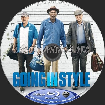 Going In Style blu-ray label